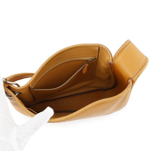 HERMES Manille de Shoulder Ardennes Leather Natural - Picture 15 of 16